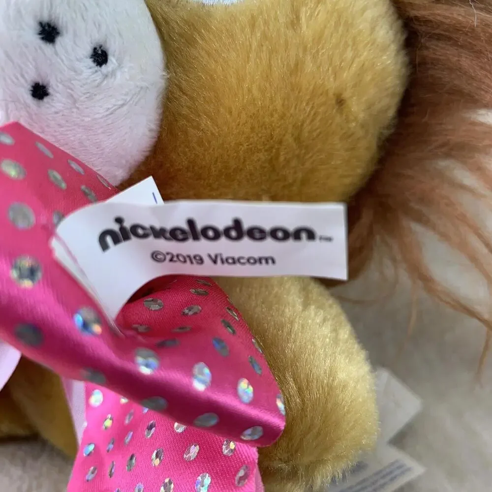 BUILD A BEAR Buddies Lion Plush 2016 Stuffed Animal JoJo Siwa Pink Bow Hair Tie - Picture 9 of 12